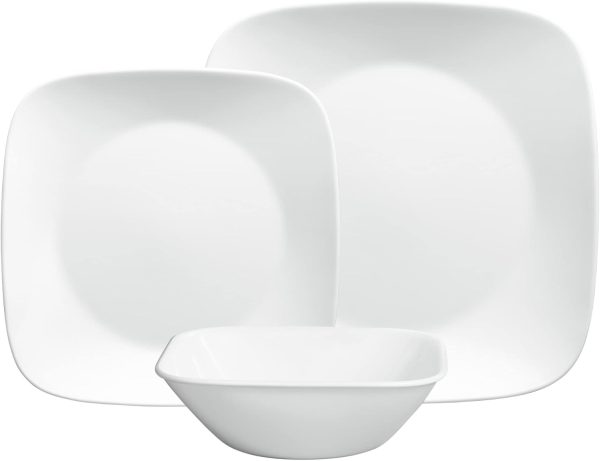 Dinner Plate, Pure White, 12 Pc Set