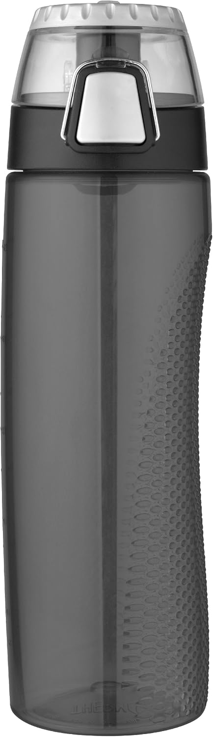 Bottle with Meter, 24 Ounce, Smoke